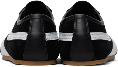 Dries Van Noten Sneakers Contrast Stitching Low Top Rubber Sole In Black