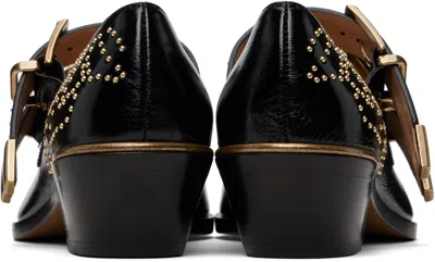 Chloé Chloe Elegant Pumps With Leather Construction And 4cm Heel Height In Black