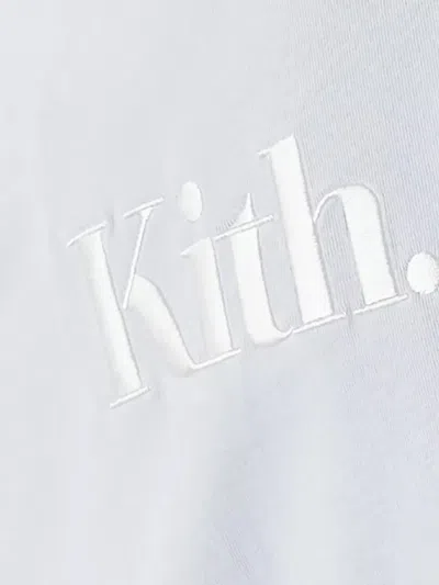 Kith Punctured Logo T-shirt In Blue