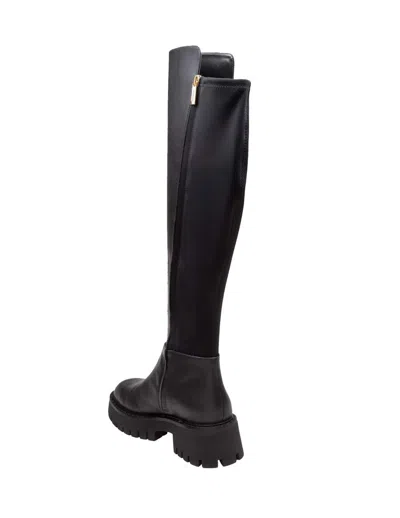 Michael Kors Leather Boot In Black