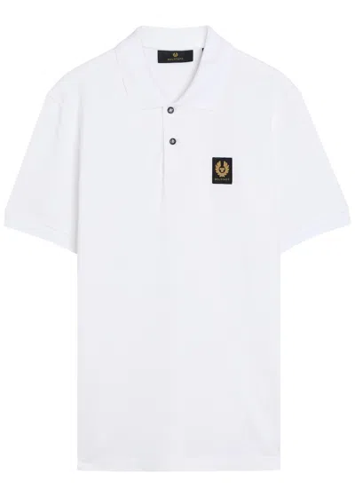 Belstaff Short Sleeve Polo T-shirt In White