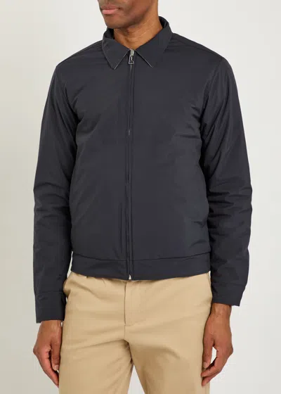 Aurélien Quilted Reversible Shell Jacket In Blue