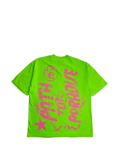 Hellstar Graphic T-shirt In Green