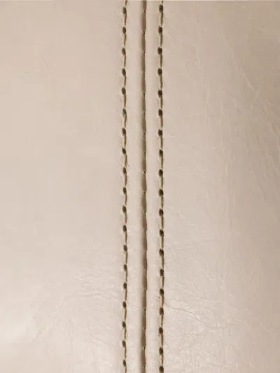 Prada Leather Wallet In Neutral