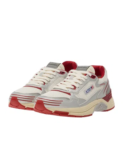 Autry Multicolor Hyperway Sneakers In Gray