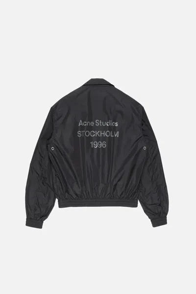 Acne Studios Zip Jacket In Black