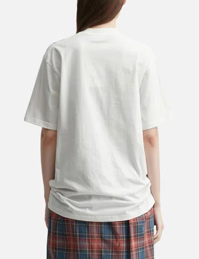 Pushbutton Graphic-print T-shirt In Yellow