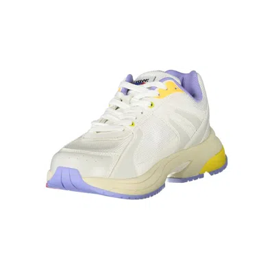 Blauer White Polyester Sneaker In White