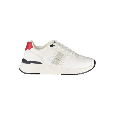 Blauer White Polyester Men Sneaker In White