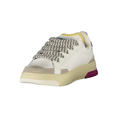 Blauer White Leather Women Sneaker In Multi