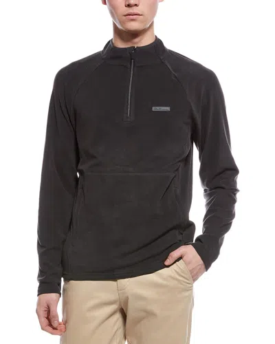 Ben Sherman Microfleece 1/4-zip In Brown