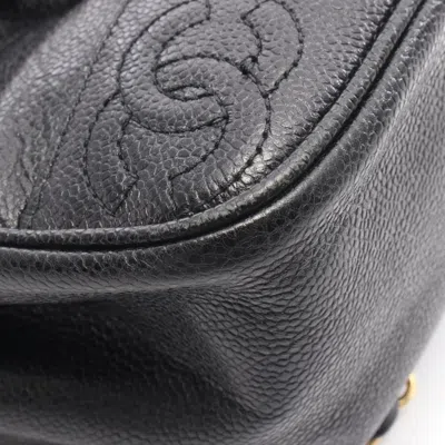 Pre-owned Chanel Black Leather Backpack ()