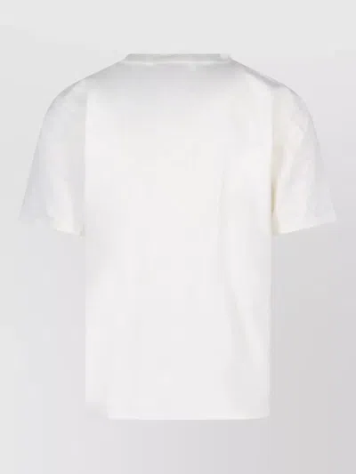 Rhude Graphic Print Crew Neck Short Sleeve T-shirt In White