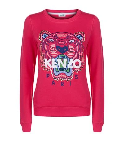 Shop Kenzo Embroidered Tiger Sweatshirt