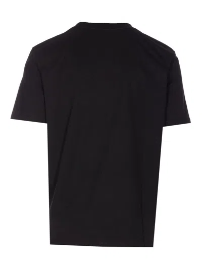 Balmain Print T-shirt In Black