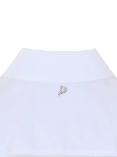 Dondup Patchwork Shirt In White