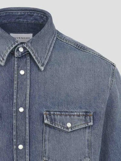 Givenchy Classic Shirt In Blue