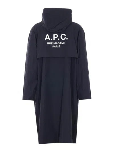 Apc A.p.c. Men Kim Parka In Blue