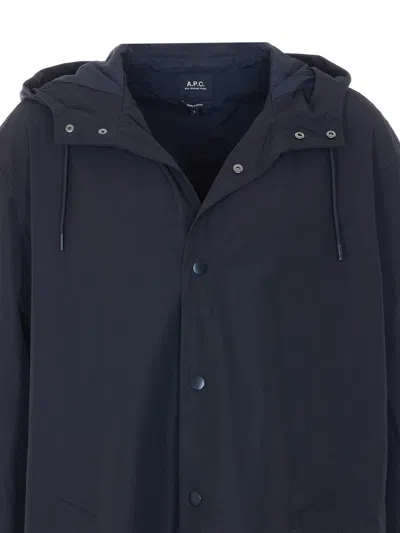 Apc A.p.c. Men Kim Parka In Blue