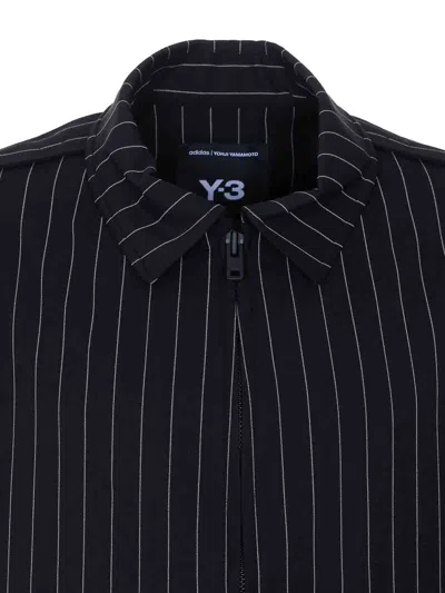 Y-3 Black Refined Wool Ut Blouson Jacket