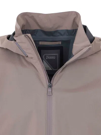 Herno Beige Jacket In Neutral
