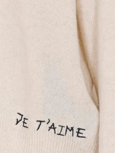 Zadig & Voltaire Womens Eggshell Markuz Heart-intarsia Cashmere Jumper In Neutral