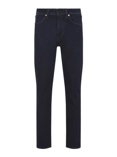 Stone Island Regular-straight-fit Five-pocket Jeans With Rinsed Finish In Blue