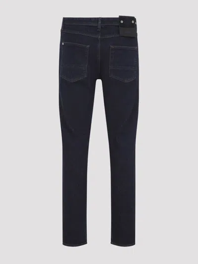 Stone Island Regular-straight-fit Five-pocket Jeans With Rinsed Finish In Blue