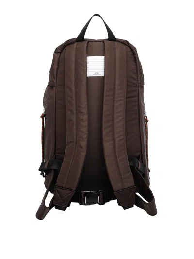 Apc Treck Backpack In Brown