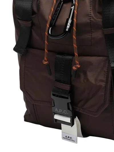 Apc Treck Backpack In Brown