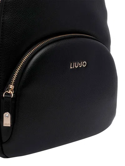 Liu •jo Black Backpack In Black
