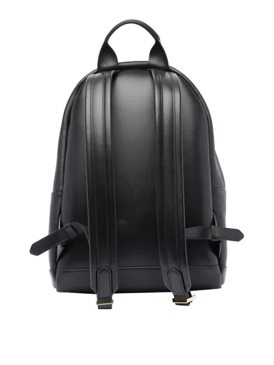 Tom Ford Black Backpack In Black