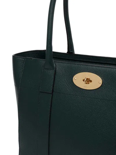 Mulberry Bayswater Twist-lock Small Tote Bag In Black