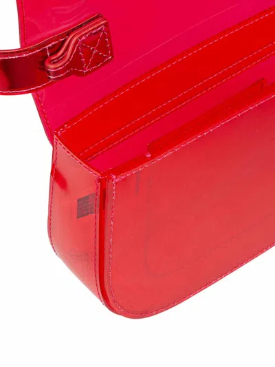 Diesel Bag Made Of Flexible Tpu With A Colorful Jelly-effect Finish In Red