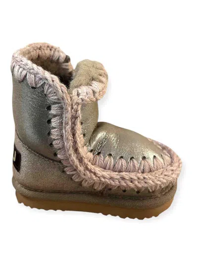 Mou Eskimo Leather Ankle Boots In Multi