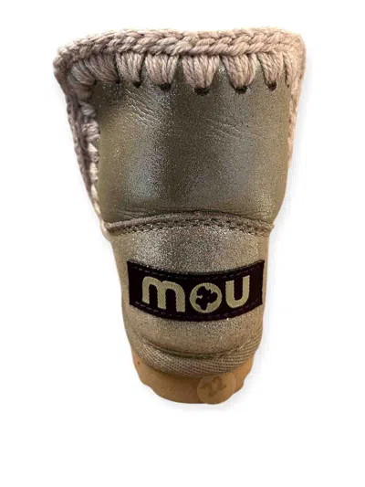 Mou Eskimo Leather Ankle Boots In Multi