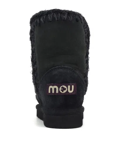 Mou Shearling-lined Ankle Boots In Multi