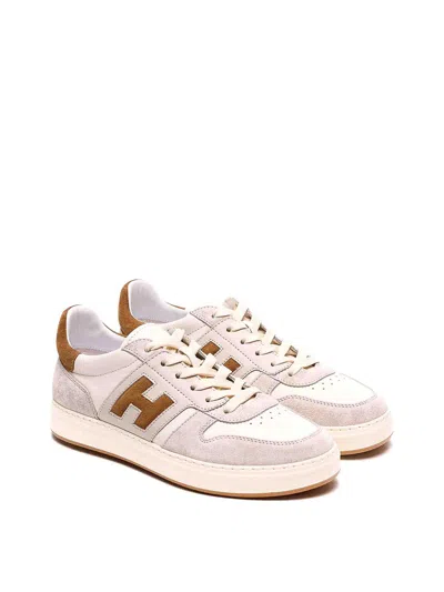Hogan H-tv Sneakers In Sand