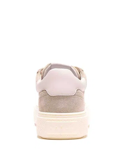 Hogan Grey Crosswind Calfskin Suede Sneakers In Neutral