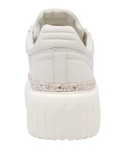 Hogan H-stripes Platform Sneakers In Multi