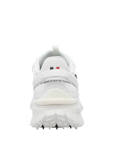 Moncler Waterproof Trailgrip Gtx Sneakers With Carbon Fiber In White