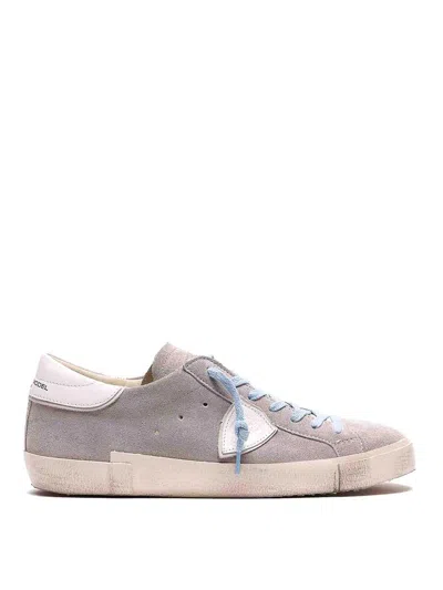 Philippe Model Low-top Casual Sports Shoes In Gray