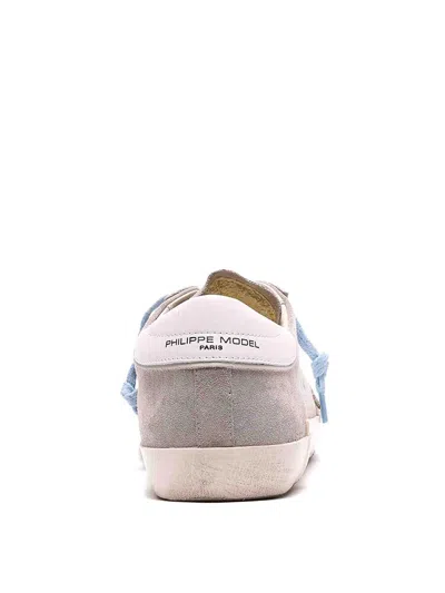 Philippe Model Low-top Casual Sports Shoes In Gray