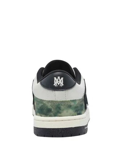 Amiri Low Top Camouflage Pattern Rubber Sole Sneakers In Multi