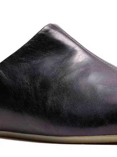 Mm6 Maison Margiela Men Black Leather Sandals, 8 Luxury Sandals & Floaters For Men Darveys