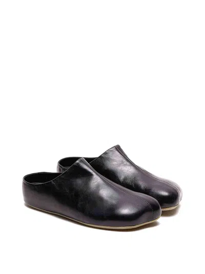 Mm6 Maison Margiela Men Black Leather Sandals, 8 Luxury Sandals & Floaters For Men Darveys