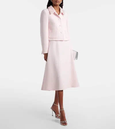 Max Mara Sequin-embellishment Blazer In Pink