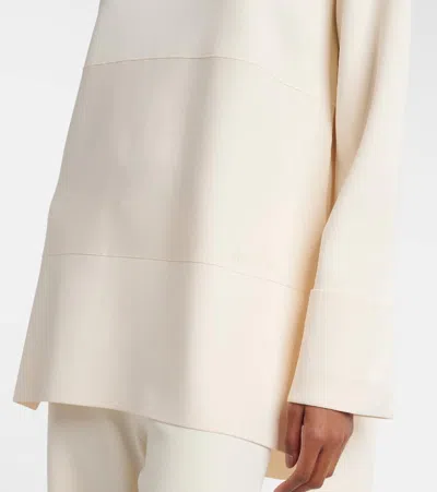 Max Mara Jersey Top In Neutral