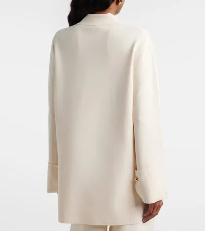 Max Mara Jersey Top In Neutral