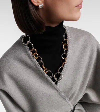 Max Mara Virgin Wool Cape In Gray